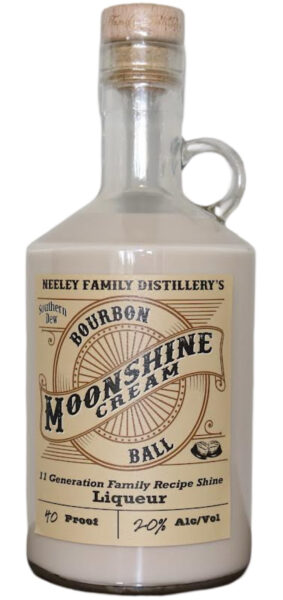 Bourbon Ball Moonshine Cream Neeley Family Distillery STRAPPED