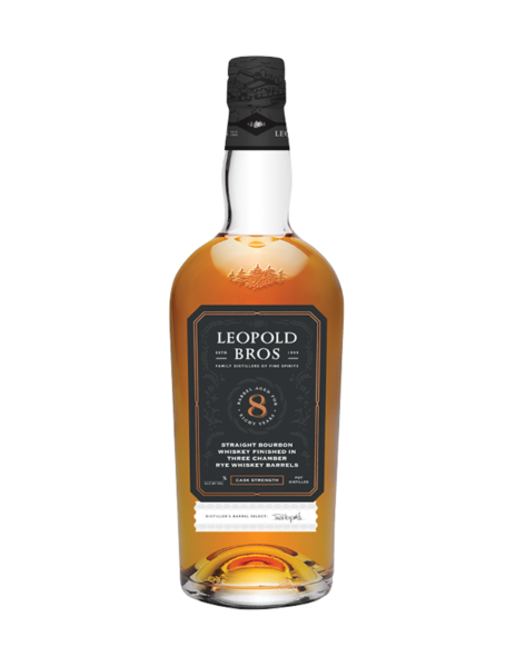 Bourbon Whiskey 8 Year Three Chamber Rye Finish Leopold Bros 