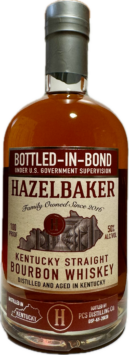 Bourbon Whiskey, Hazelbaker Bottled in Bond