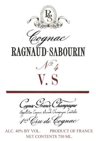 Cognac VS No 4 Ragnaud Sabourin