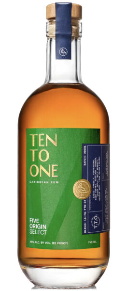 Five Origin Select Rum Ten To One