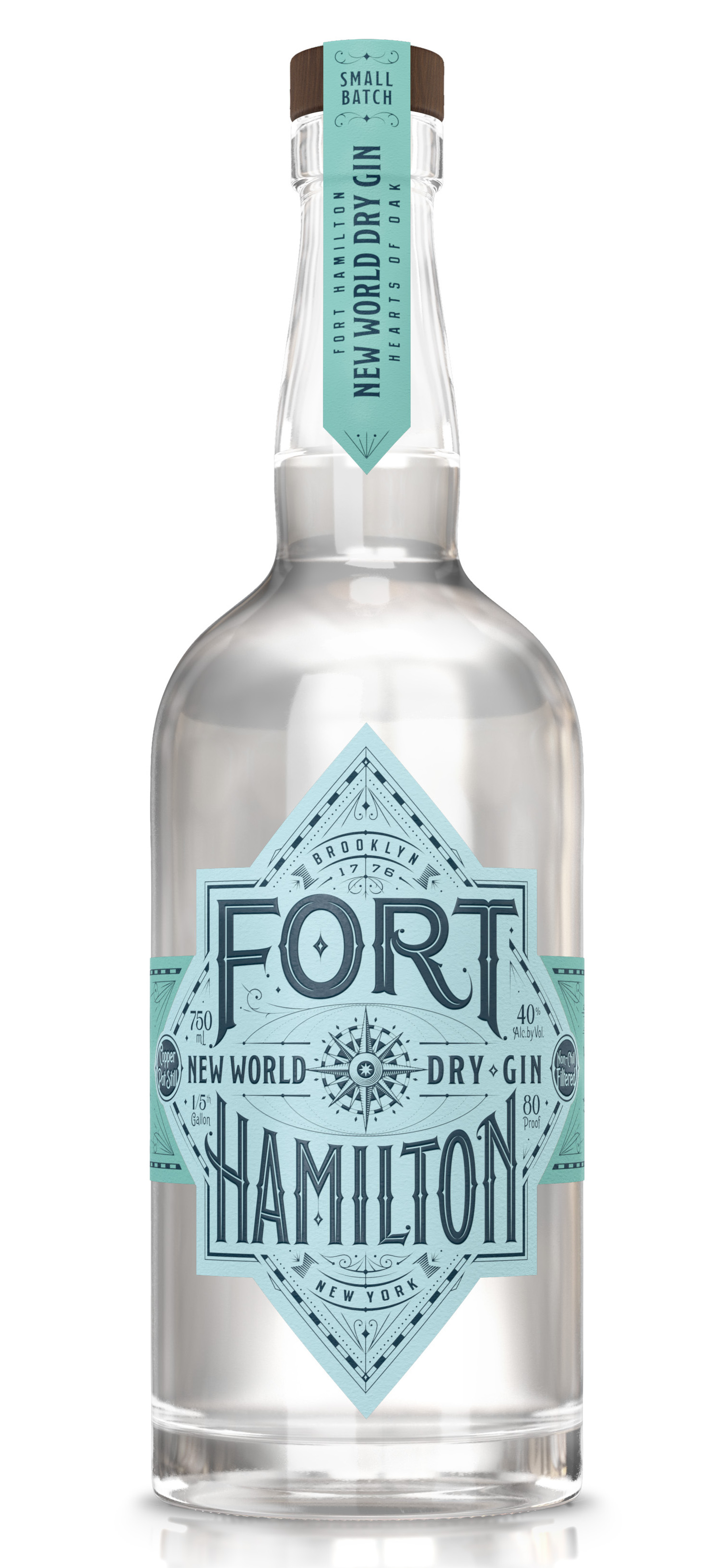 Gin, \'New World [STRAPPED] Fort Hamilton - Spirits Dry Gin\', Wines Skurnik 