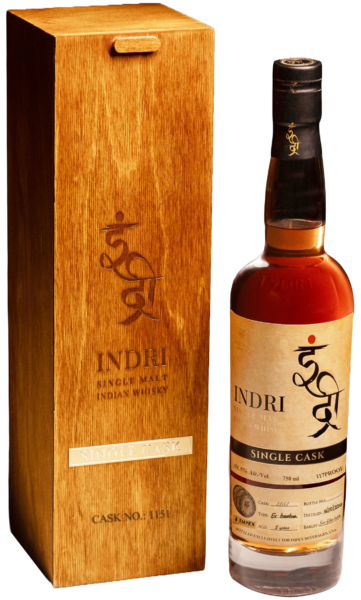 Indian Single Malt Whisky ExBourbon Single Cask 9 Year  1151 Indri