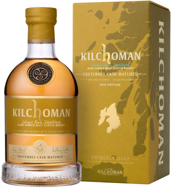 Islay Single Malt Whisky Sauternes Cask Matured  Kilchoman Distillery