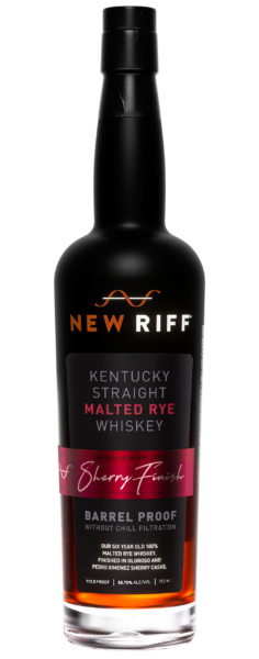 Malted Rye Whiskey 6 Year Sherry Cask Finished New Riff Distilling