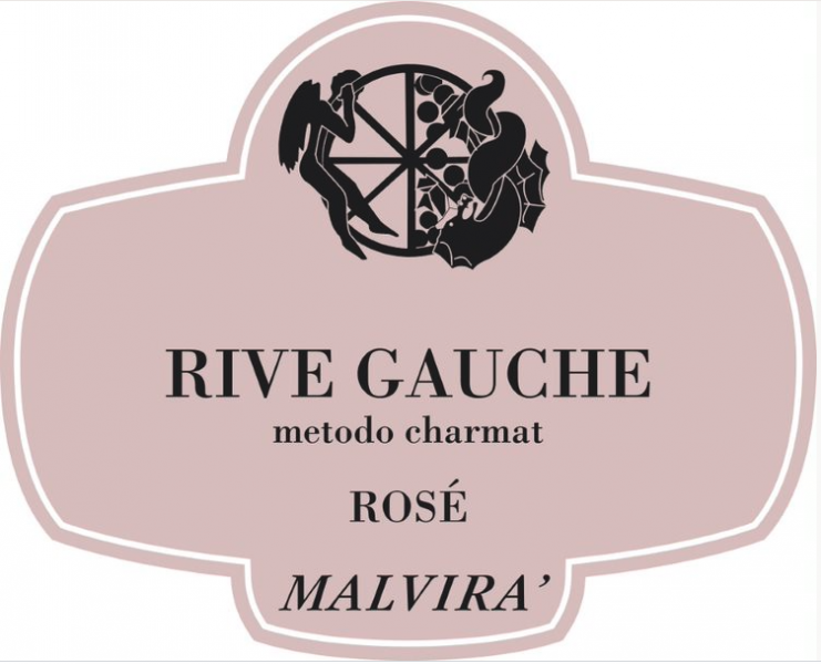 Rive Gauche Nebbiolo Rose Metodo Charmat, Malvira - Skurnik Wines & Spirits