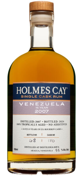 Single Cask Rum Venezuela  Sofa 2007  15 Year Holmes Cay