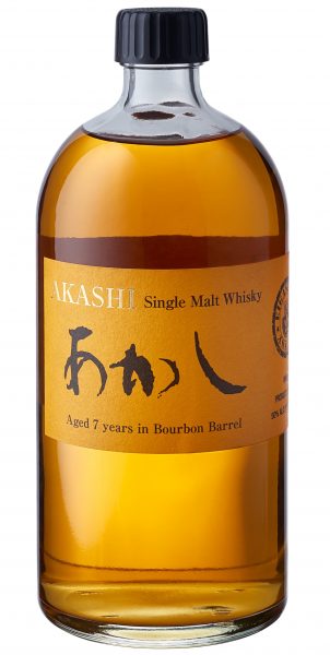 Single Malt Whisky Akashi  7yr Bourbon Barrel Finish Eigashima Shuzo White Oak