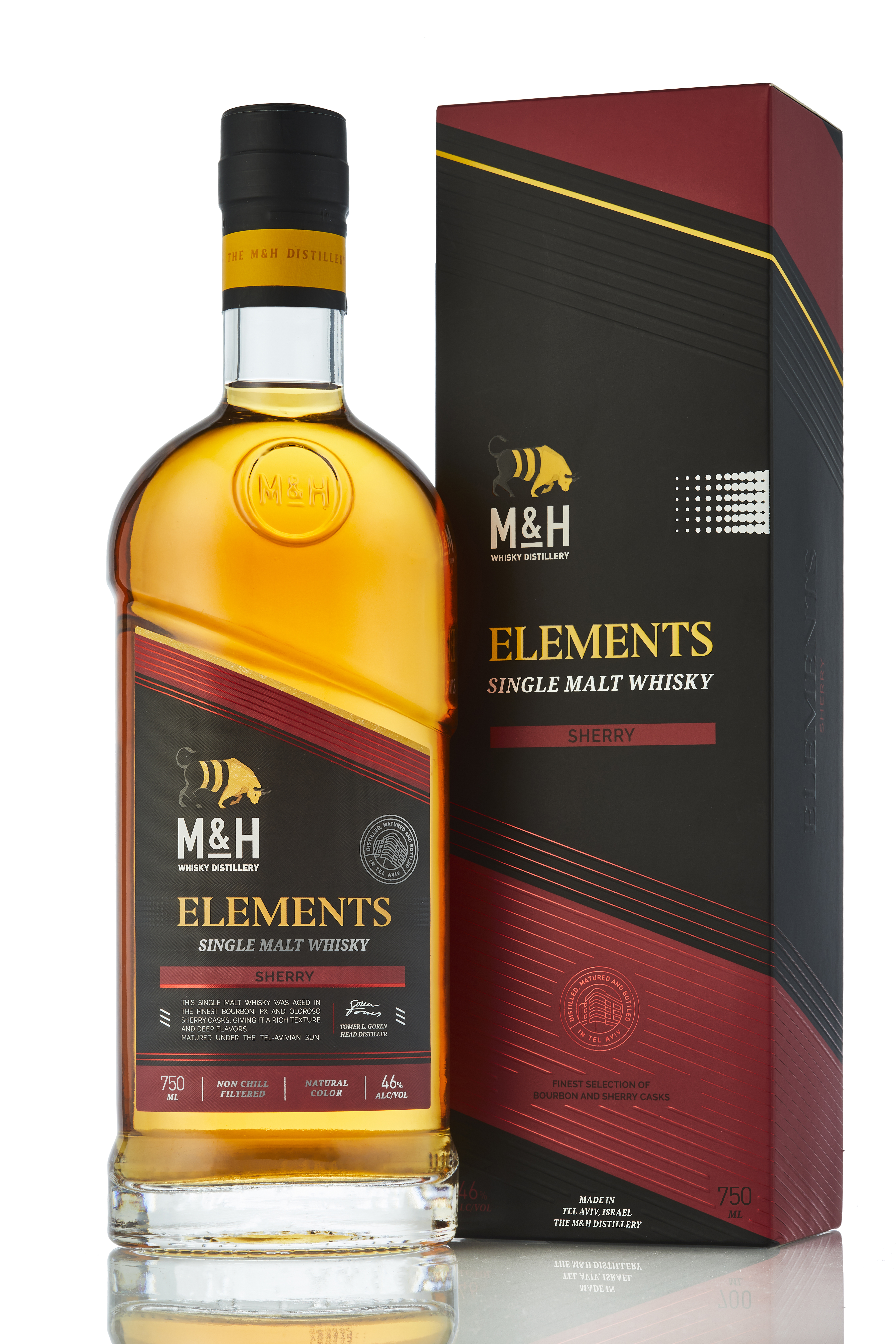 Single Malt Whisky, 'Elements, Sherry Cask', Milk & Honey