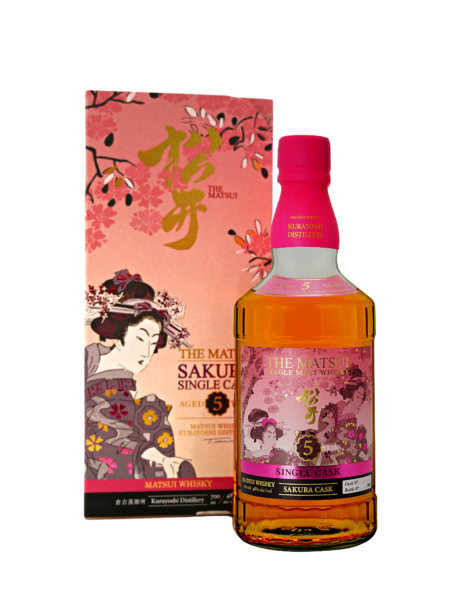 Single Malt Whisky Single Barrel  Sakura 5yr Matsui Whisky