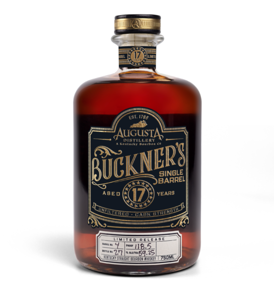 Straight Bourbon Whiskey Buckners 17 Cask Strength Single Barrel Augusta Distillery