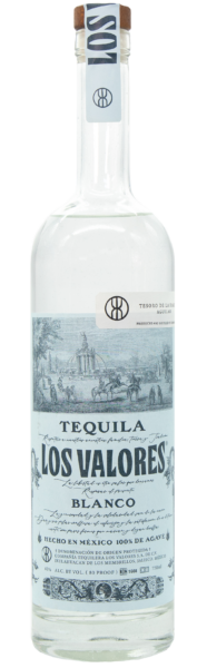 Tequila Blanco Los Valores CT