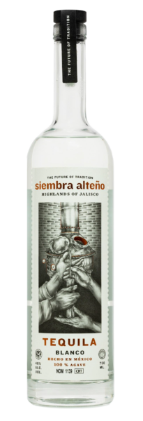 Tequila Blanco Siembra Alteno