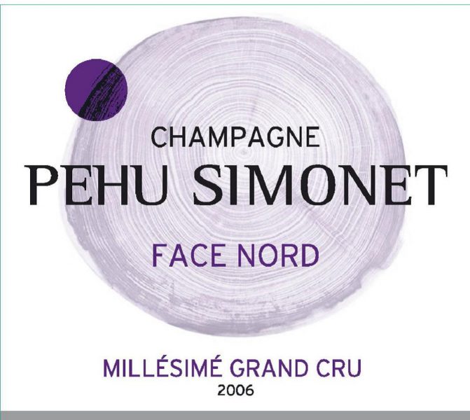 Champagne PehuSimonet Millesime Face Nord Grand Cru Extra Brut