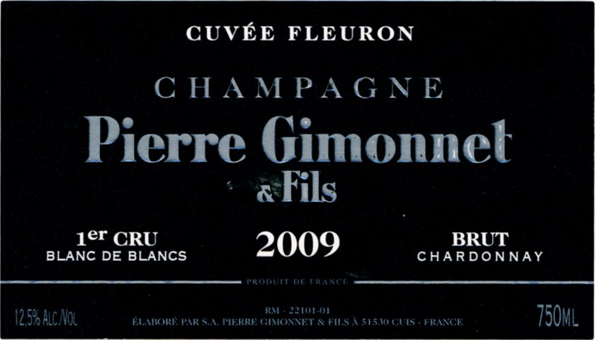 Fleuron Blanc de Blancs 1er Cru Brut Champagne P Gimonnet et Fils