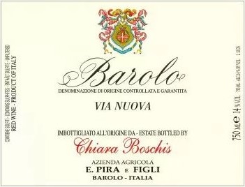 Barolo \'Via Nuova\', E. Pira Skurnik & Spirits - Chiara Boschis Wines