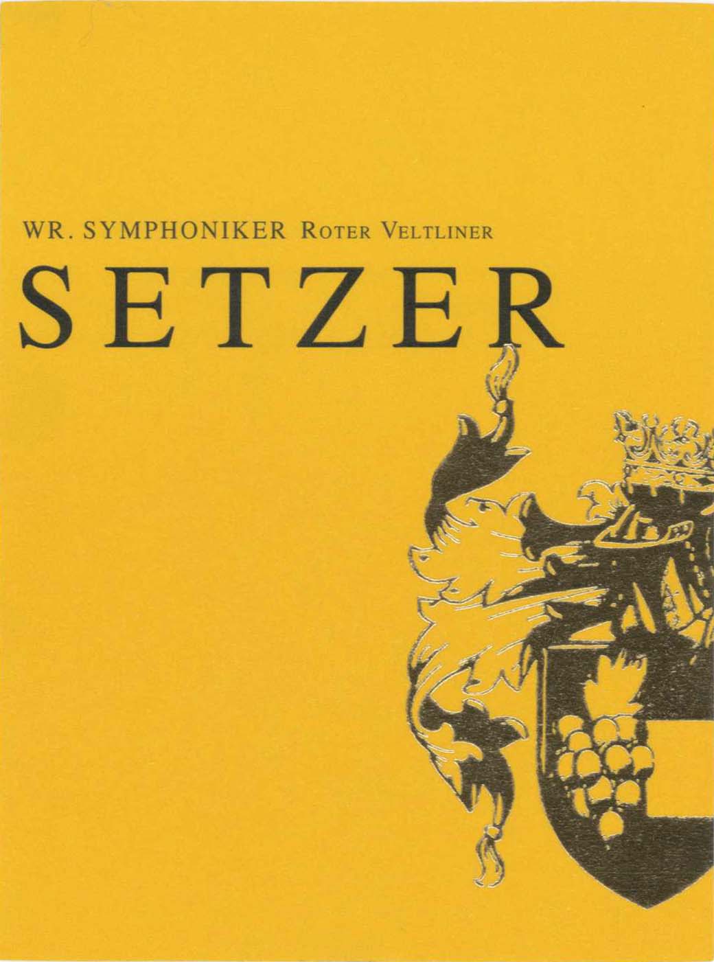 Setzer 'Wiener Symphoniker' Roter Veltliner - Skurnik Wines & Spirits