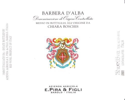 Barbera d\'Alba Superiore, E. Pira & Boschis Spirits - Wines Chiara Skurnik