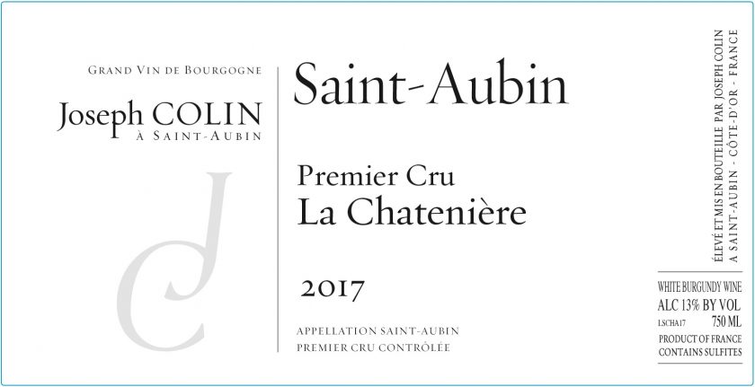 SaintAubin 1er La Chateniere Joseph Colin