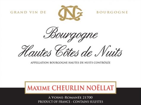 Bourgogne Hautes Cotes de Nuits Rouge