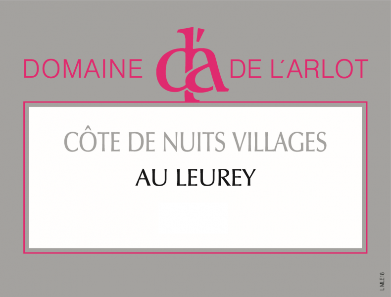 Cote de Nuits Villages Blanc Au Leurey Domaine de LArlot