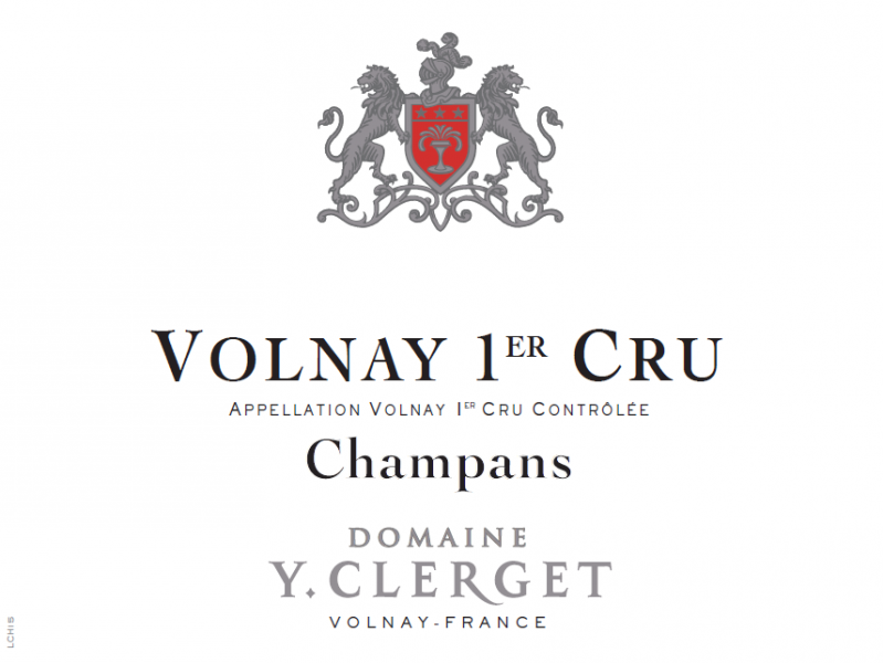 Volnay 1er Champans Domaine Yvon Clerget