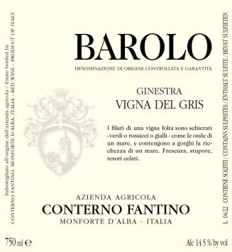 Barolo Ginestra 'Vigna del Gris'