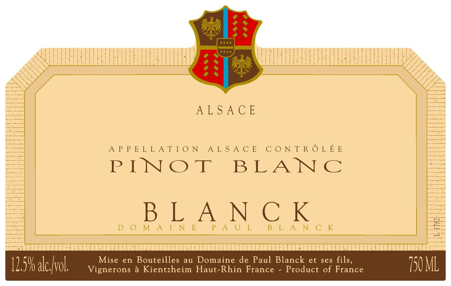 Pinot Blanc d'Alsace, Domaine Paul Blanck - Skurnik Wines & Spirits