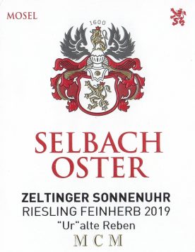 Zeltinger Sonnenuhr 'Uralte Reben' Riesling Spätlese Feinherb