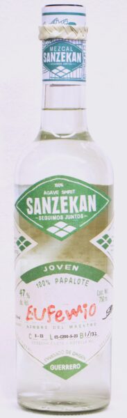 Destilado de Agave Papalote Eufemio Sanchez Sanzekan