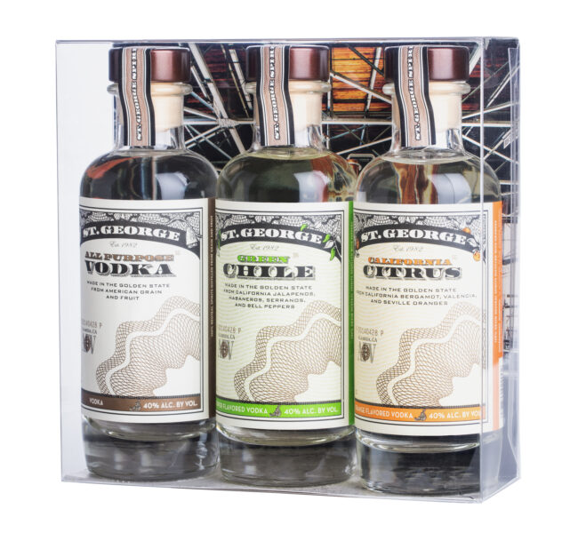 Vodka Mixed Pack AllPurpose Green Chili Citrus 200ml St George