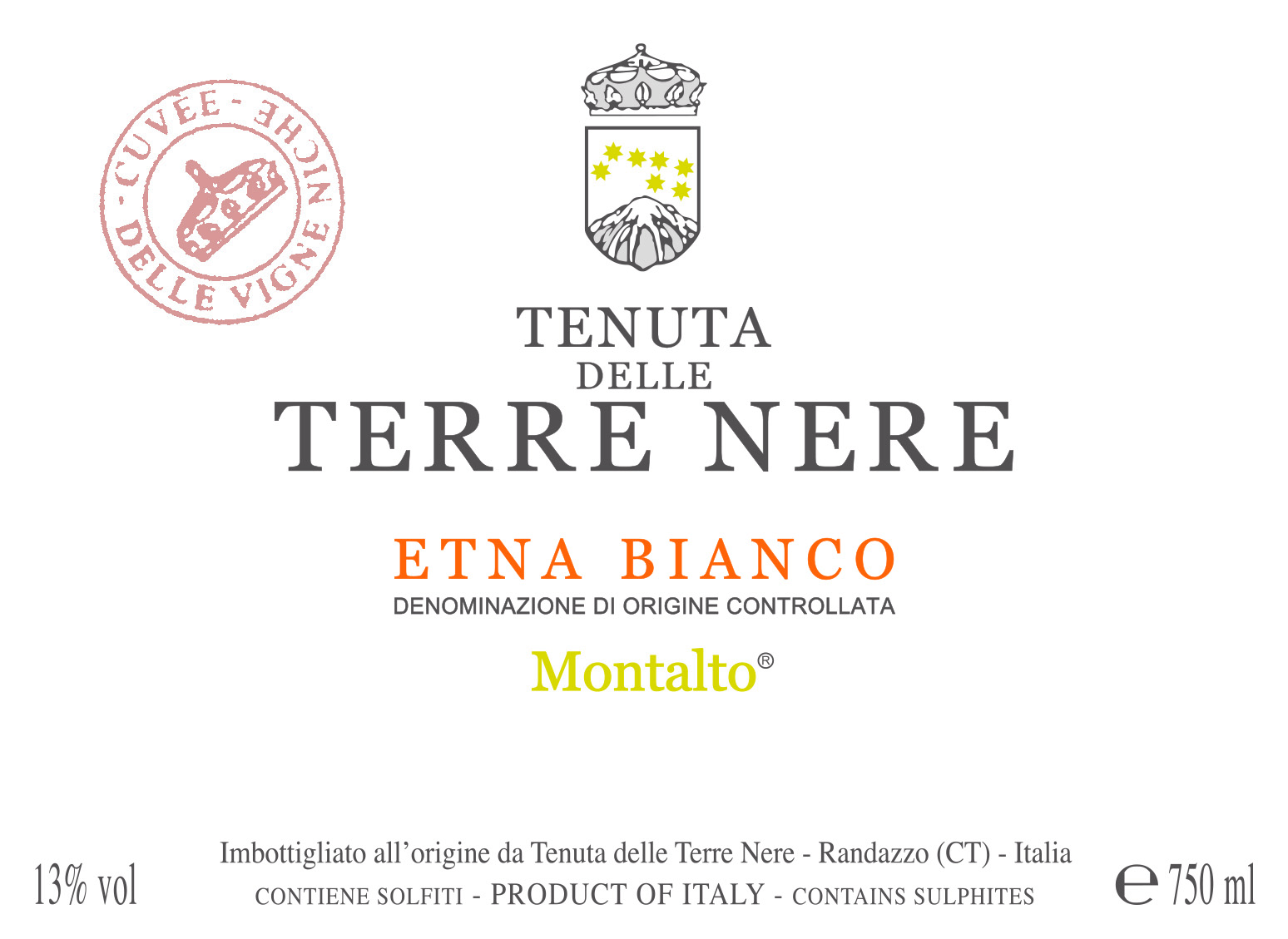 Etna Bianco 'Le Vigne Niche- Montalto', Terre Nere - Skurnik Wines & Spirits