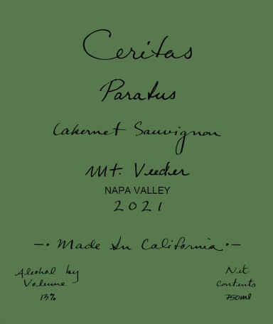 Cabernet Sauvignon Paratus Ceritas