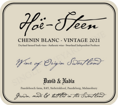 Chenin Blanc 'Hoe-Steen'