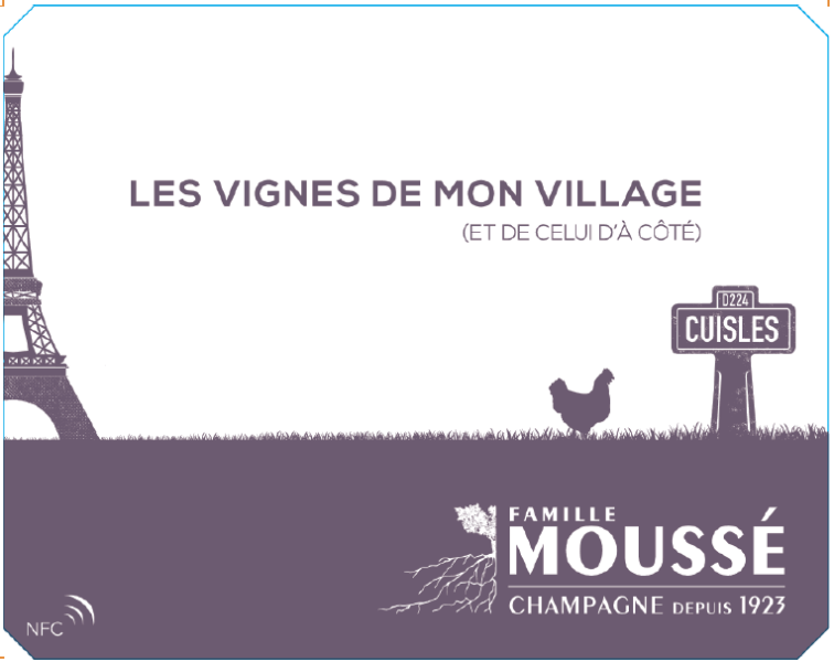 Champagne Famille Mouss Les Vignes de Mon Village Blanc de Noirs Extra Brut