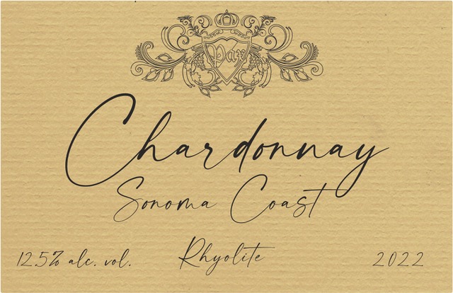 Chardonnay Rhyolite Pax