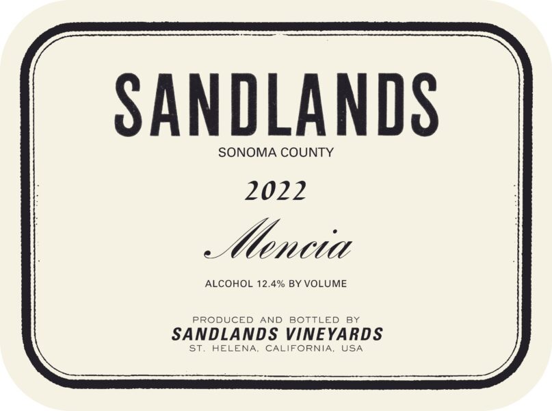 Mencia Sonoma County Sandlands