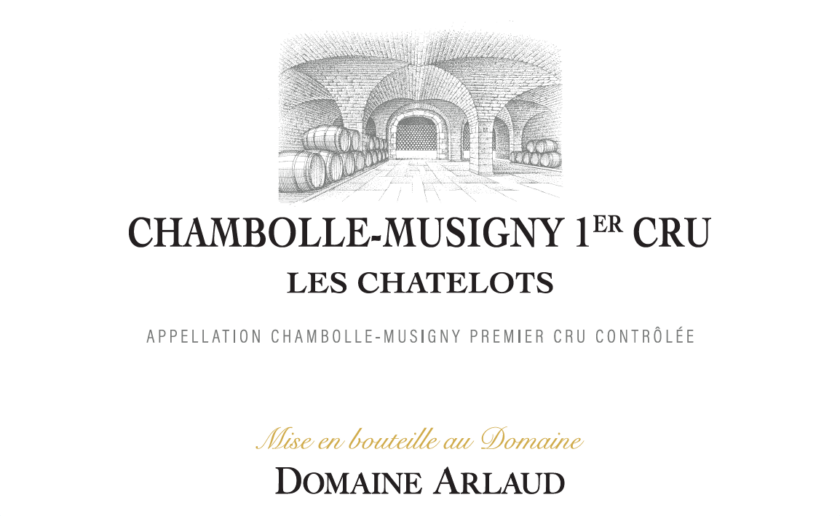 ChambolleMusigny 1er Les Chatelots Domaine Arlaud