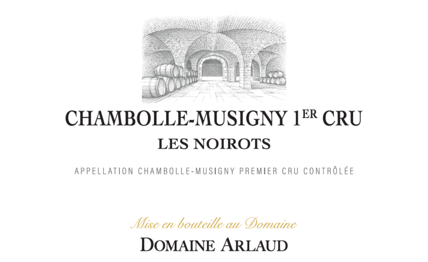 ChambolleMusigny 1er Les Noirots Domaine Arlaud