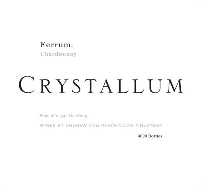 Chardonnay Ferrum Crystallum