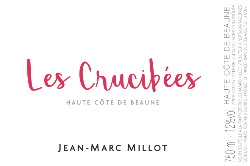 Hautes Cotes de Beaune Rouge Les Crucibees JeanMarc Millot