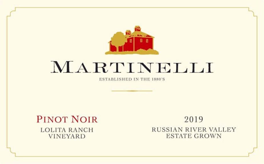 Pinot Noir Lolita Ranch Martinelli