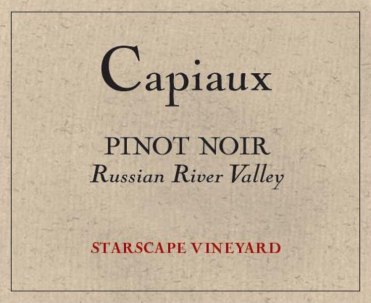 Pinot Noir Starscape Vineyard Capiaux