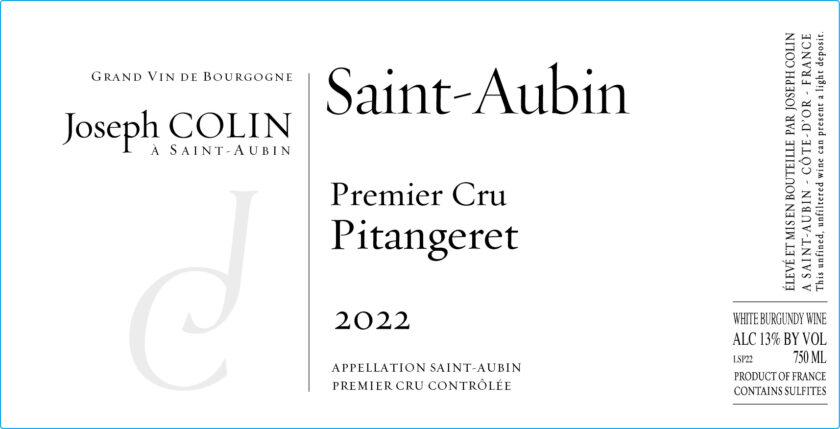 SaintAubin 1er Pitangeret Joseph Colin