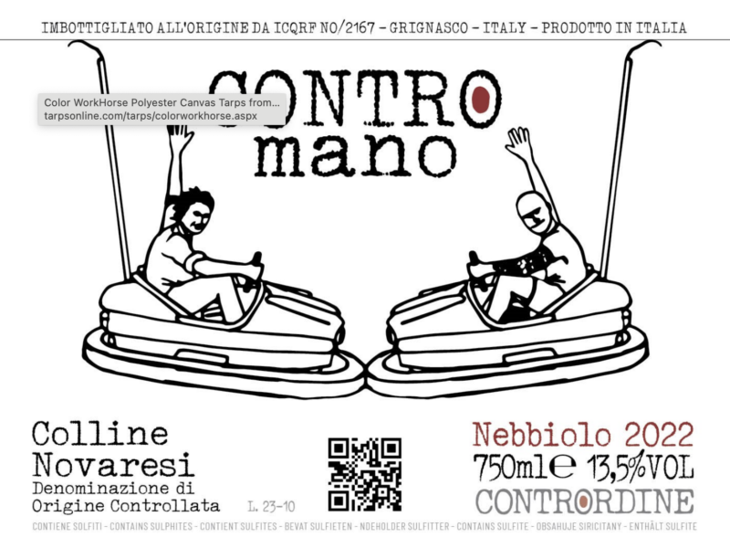 Nebbiolo Colline Novaresi Contromano Contrordine