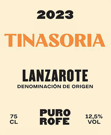 Lanzarote Blanco Tinasoria Puro Rofe