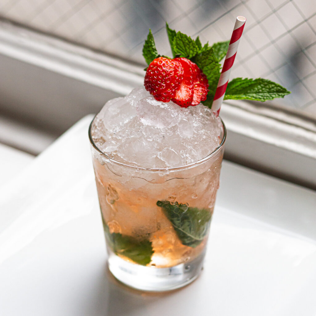 Strawberry Mint Julep